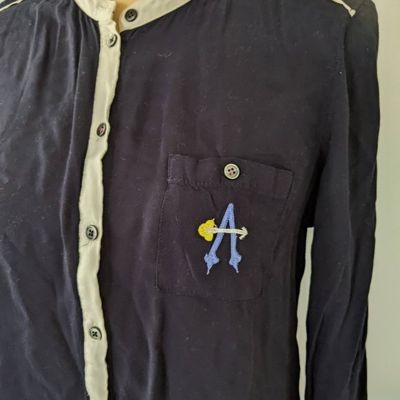 Anthropologie Button Down Top - Picture 1 of 4